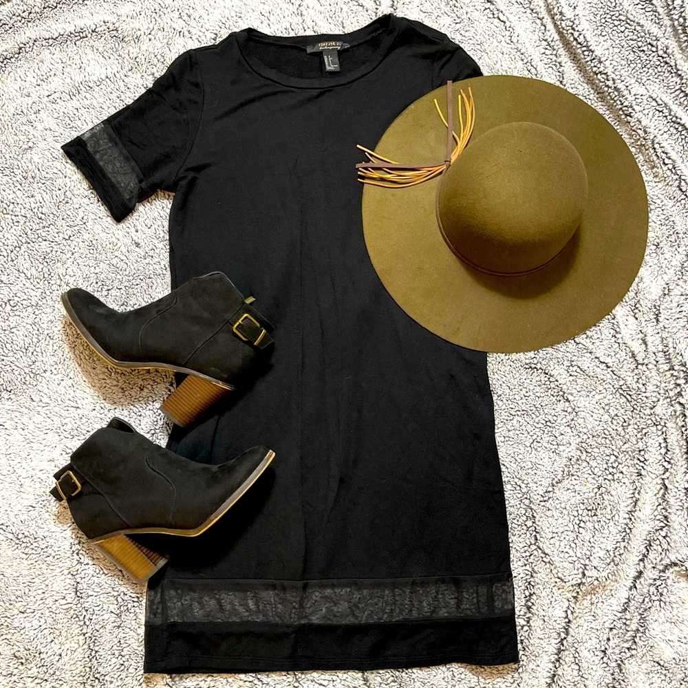 Black T-shirt Dress